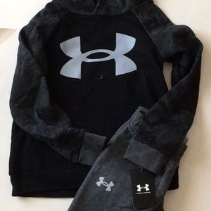 Under Armour hoodie and athletic pants set